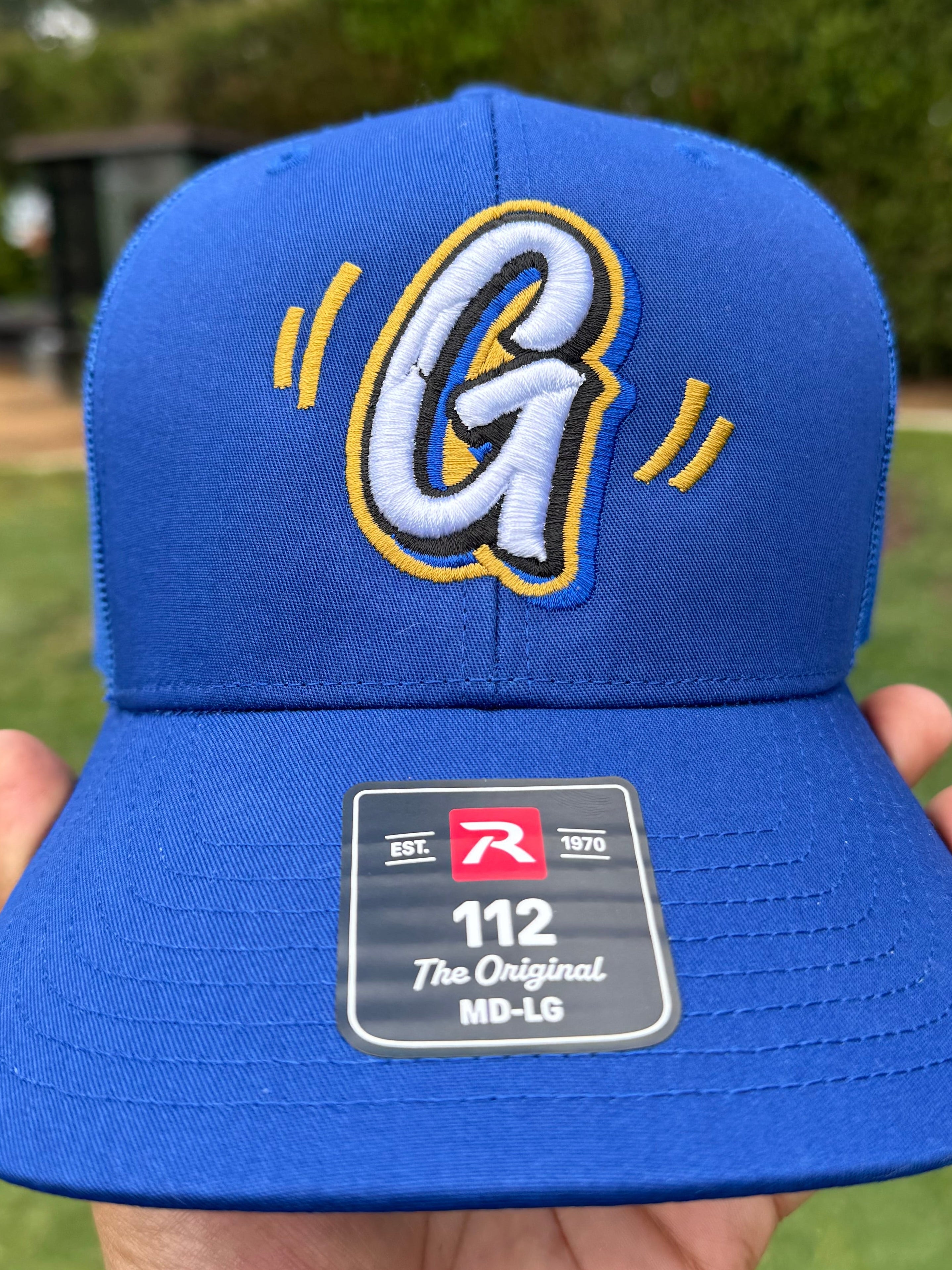 Golden (G) Blue Hat